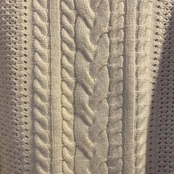 St. John's Bay Cream Sweater Size Large (L) - Picture 3 of 6